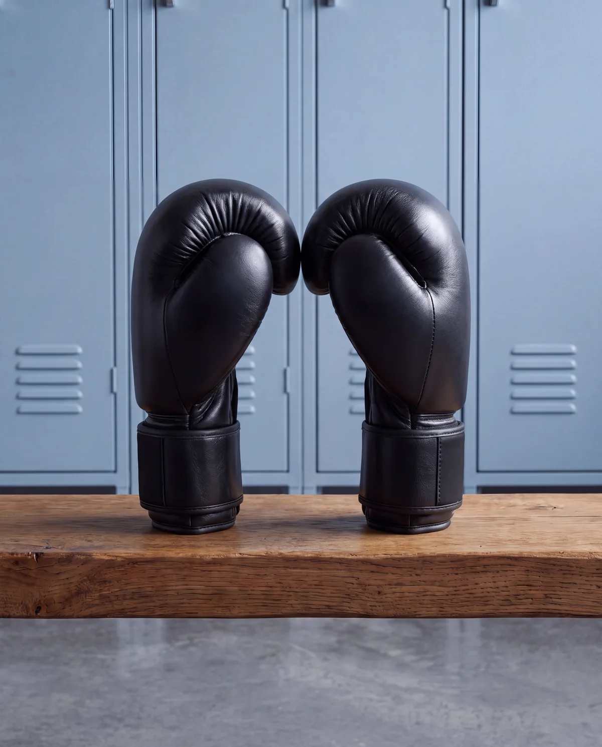 Leather boxing gloves, 14 oz